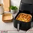 Zortiva Airfryer bakpapier 23 x 23 cm, 100 stuks met antiaanbaklaag en hittebestendig tot 230 °C