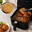 Zortiva Airfryer bakpapier 23 x 23 cm, 100 stuks met antiaanbaklaag en hittebestendig tot 230 °C