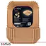 Zortiva Airfryer bakpapier 23 x 23 cm, 100 stuks met antiaanbaklaag en hittebestendig tot 230 °C