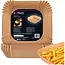 Zortiva Airfryer bakpapier 23 x 23 cm, 100 stuks met antiaanbaklaag en hittebestendig tot 230 °C