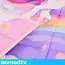 Isomedix Verzwaringsdeken 4 kg 100 x 150 cm roze, 7-laags met glazen microbolletjes voor kinderen