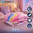Isomedix Verzwaringsdeken 4 kg 100 x 150 cm roze, 7-laags met glazen microbolletjes voor kinderen