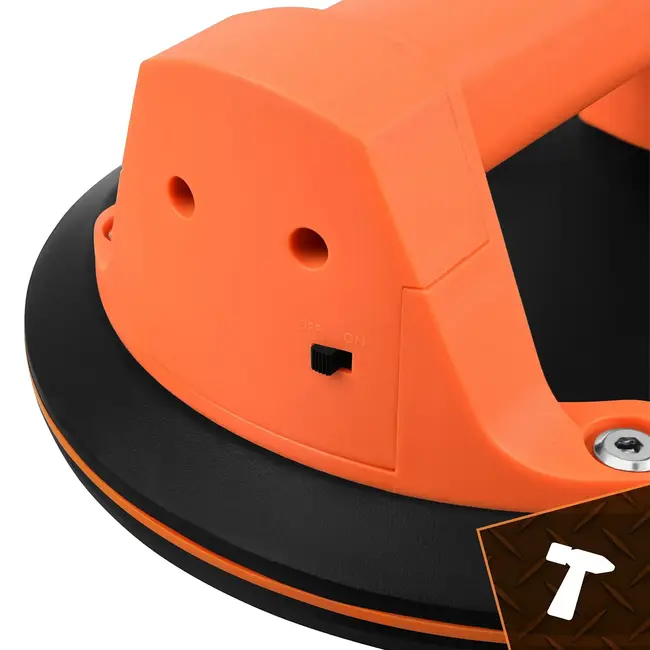 Bigstren Elektrische vacuümzuignap 200 mm met LCD-display, automatische pomp en werkbelasting tot 180 kg