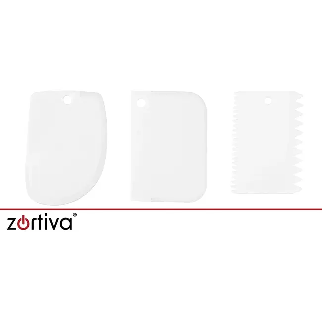 Zortiva Draaibaar taartplateau 28 cm met 3 spatels voor taarten, gebak en decoreren in de keuken