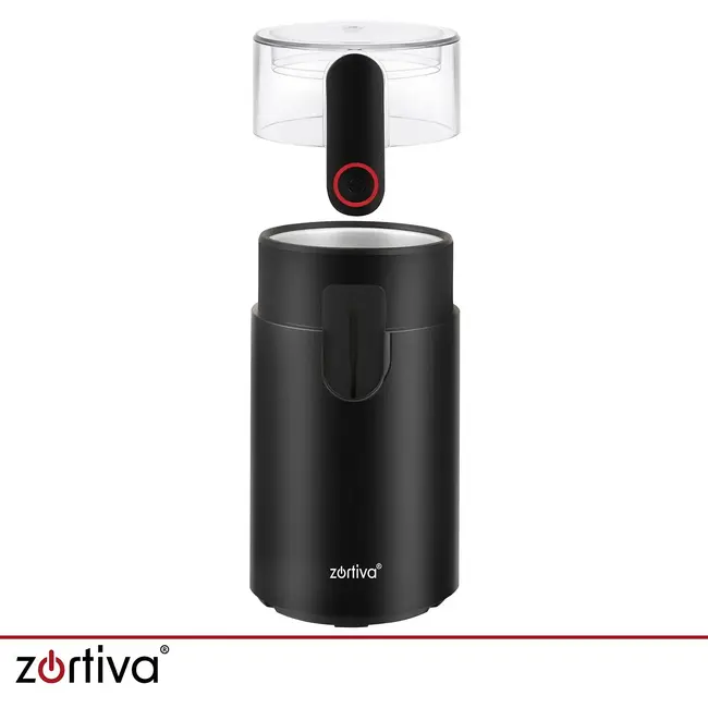 Zortiva Elektrische koffiemolen 150 W met 50 g inhoud, stalen mes en 22.000 t/min voor koffie