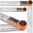 Bigstren Digitale hoekmeter 360° 200 mm met LCD-display, liniaal en meetnauwkeurigheid van ±0,3°