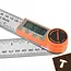 Bigstren Digitale hoekmeter 360° 200 mm met LCD-display, liniaal en meetnauwkeurigheid van ±0,3°