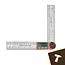 Bigstren Digitale hoekmeter 360° 200 mm met LCD-display, liniaal en meetnauwkeurigheid van ±0,3°