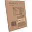 Maaleo Magnetische maandplanner 30 x 40 cm met uitwisbaar oppervlak, 4 stiften en magnetisch wisje