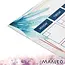 Maaleo Magnetische maandplanner 30 x 40 cm met uitwisbaar oppervlak, 4 stiften en magnetisch wisje