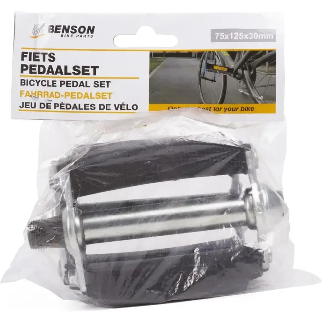 Benson Universele fietspedalen - anti-slip - reflectoren - 2 stuks