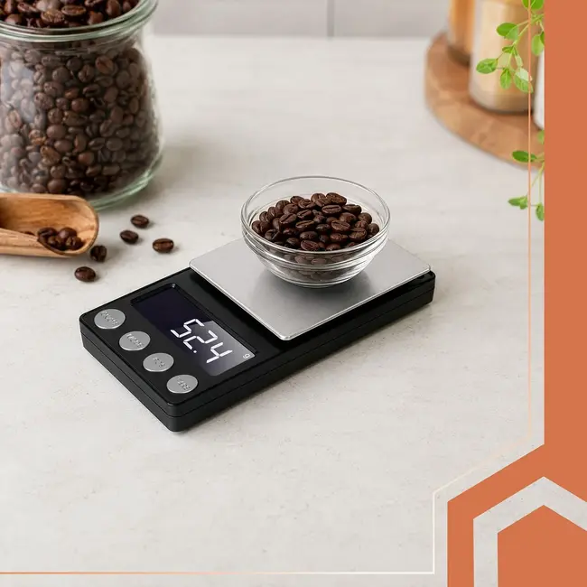 Ruhhy, Precisieweegschaal 500 g x 0,01 g met LCD-display, TARA en PCS-functie voor kleine voorwerpen