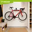 Trizand, Fietshouder wand 30 kg zwart, opvouwbaar en verstelbaar voor fietsen van 24-29 inch thuis
