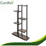 Gardlov, Plantenrek 113 cm zwart met 5 MDF-planken, metalen frame en 4 verstelbare voetjes voor binnen