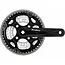 Sunrace Crankstel - Drievoudige Kettingbladen - Aluminium/Staal - 170 mm - Zwart/Zilver