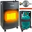 Kaminer Gasheater 4200 W op LPG met 3 standen, wielen, slang en drukregelaar voor ruimtes tot 60 m²