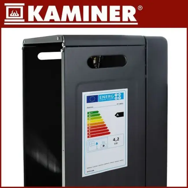 Kaminer Gasheater 4200 W op LPG met 3 standen, wielen, slang en drukregelaar voor ruimtes tot 60 m²