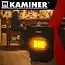 Kaminer Gasheater 4200 W op LPG met 3 standen, wielen, slang en drukregelaar voor ruimtes tot 60 m²