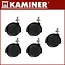 Kaminer Gasheater 4200 W op LPG met 3 standen, wielen, slang en drukregelaar voor ruimtes tot 60 m²