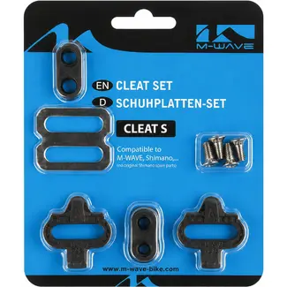 M-Wave Schoenplaatjes - Compatibel met VP en Shimano - Efficiënte krachtoverdracht