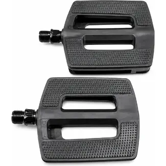 Falkx E-bike pedalen - soft anti-slip - kunststof huis - zwart - 9/16" schroefdraad
