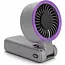 TIROSS Mini ventilator met fijn regelbare snelheid en 3600 mAh accu
