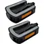 Falkx Comfort pedalen - antislip - kunststof - reflectie - zwart - stadsfiets