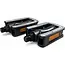 Falkx Comfort pedalen - antislip - kunststof - reflectie - zwart - stadsfiets