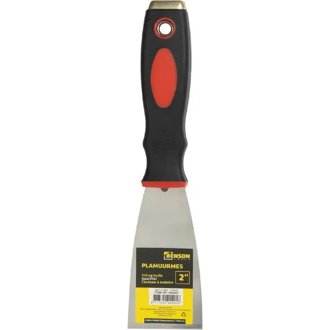 Benson Plamuurmes - Soft Grip - RVS - Afgeronde Vorm - 5 cm