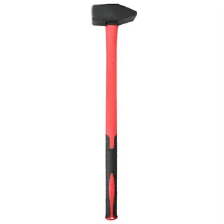 Benson Voorhamer - 3 kg hamerkop - 90 cm glasfibersteel - antislip grip - Multi Neck systeem