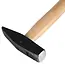 Benson Bankhamer - 300 gram - platte kop - houten steel - onbreekbare handgreep