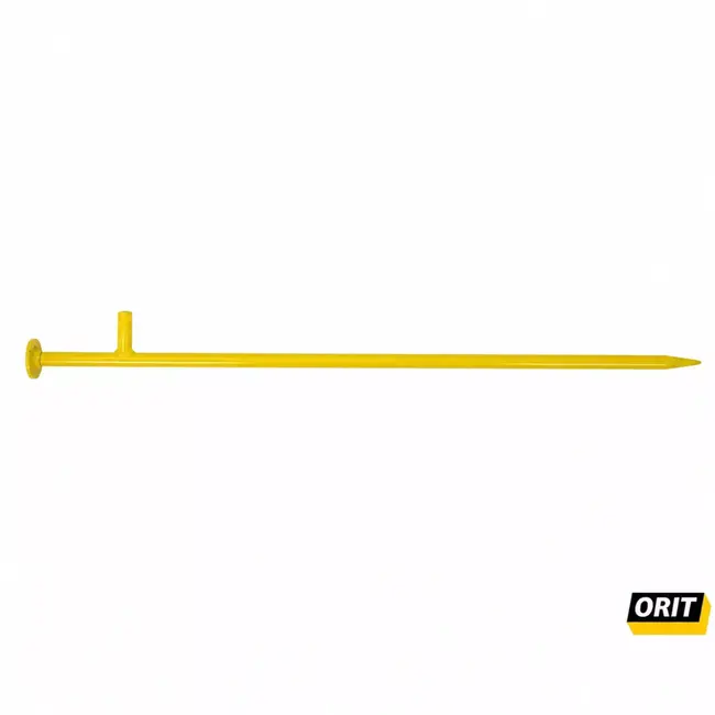 Orit Draadpen met L-kop 800 mm - zwaar, geel, Ø 15 mm