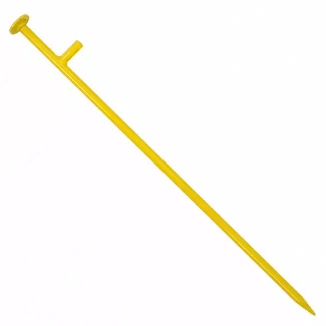 Orit Draadpen met L-kop 800 mm - zwaar, geel, Ø 15 mm