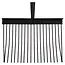 Talen Tools Paardenstalvork 20 tanden - metaal, 40 cm breed, zonder steel