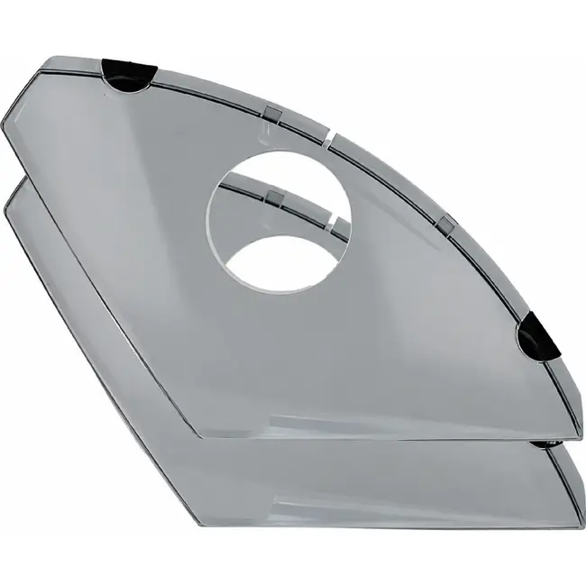 Hesling Jasbeschermers 28 inch - Duurzaam plastic - Smoke gloss - Bescherming tegen modder en water