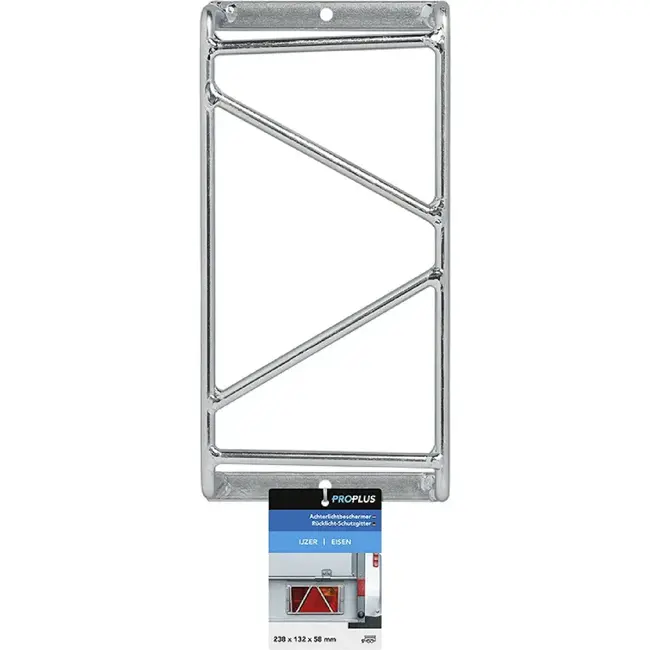 ProPlus Achterlichtbeschermer - Staal - Glanzend Verzinkt - 238 x 132 x 58 mm