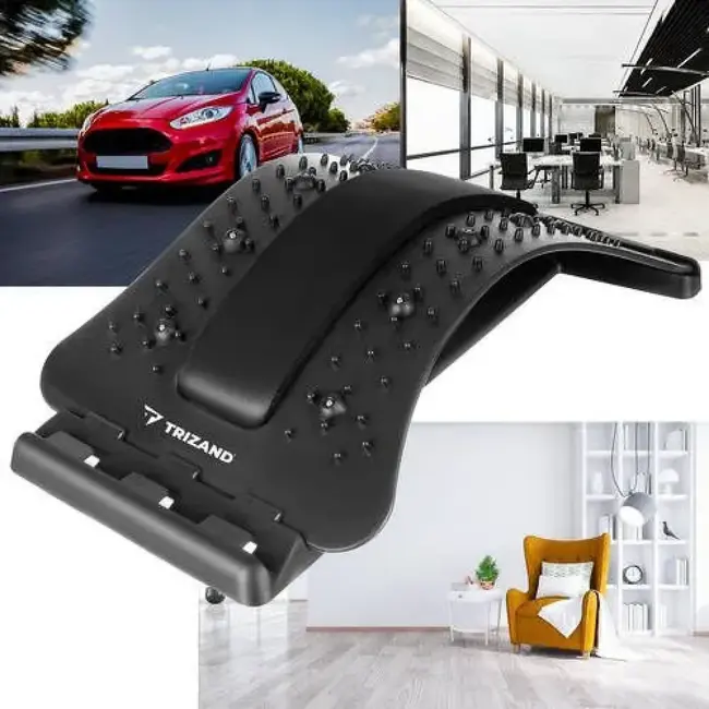 Trizand Rugstretcher met Acupressuurmassage - Ultieme Rugpijn Verlichting