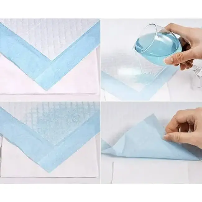 Purlov Hygiënische Onderleggers 60 x 60 cm + Poepzakjes - 100 Stuks - Absorberend en Lekbestendig
