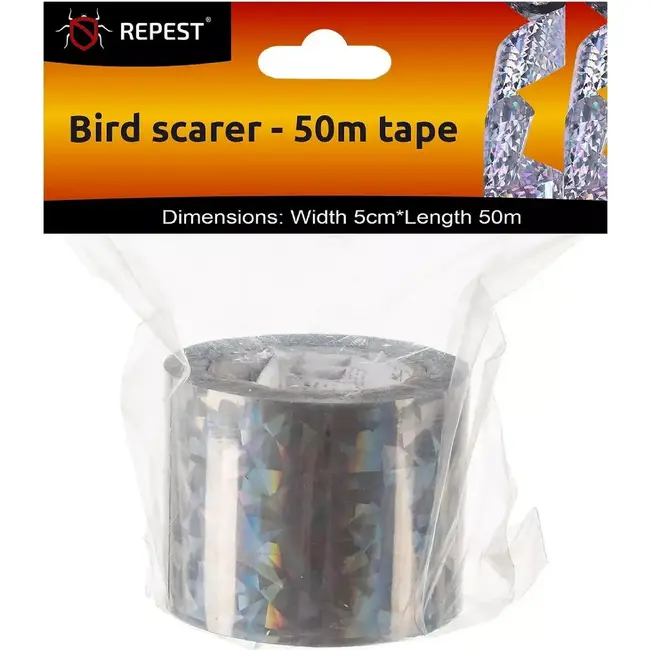 Repest Holografische Vogelafschriktape 50m - Effectieve Vogelverjaging