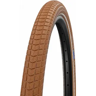 Schwalbe Buitenband 28x2.00 - Modern profiel - Comfortabel en veilig - Bruin met reflectie