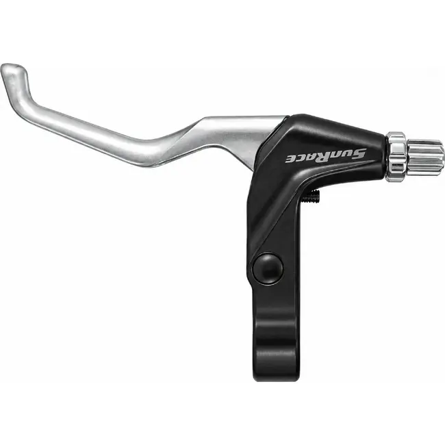 SunRace Linker handremgreep M4 zilver/zwart voor vervanging van een fietsremhendel