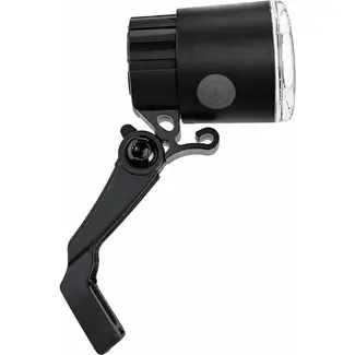 Falkx Kleine LED-koplamp - Compact - Superhelder - Inclusief Beugel en Batterijen - Zwart