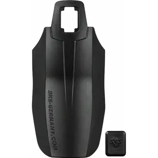 SKS Spatlap voor fiets - 45mm - Duurzaam PVC - Zwart - Inclusief spatbordstang clip