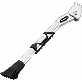 Ursus Verstelbare fietsstandaard - zijstandaard - aluminium - zilver - 24-28 inch - max 35 kg