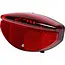 Benson LED fietsachterlicht - Staartreflector - Universeel - Inclusief batterijen - Zwart/rood