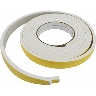 Benson Tochtband - Zelfklevend - Wit - 2 x 2,75 m - EVA - Voor kieren 2-5 mm