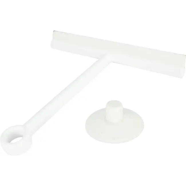 Benson Wisser met zuignap 22 cm wit