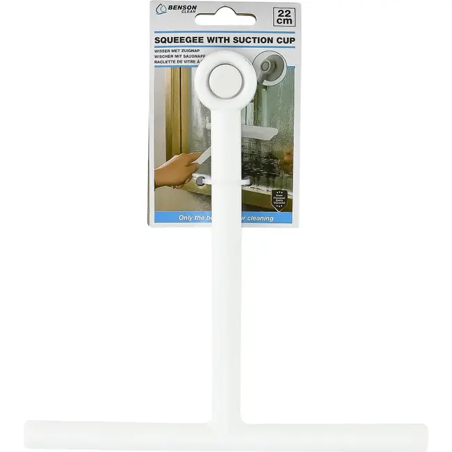 Benson Wisser met zuignap 22 cm wit