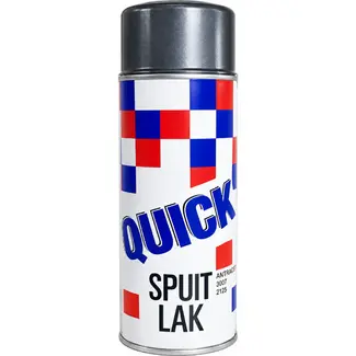 Quick Lak antraciet - 400ml - Duurzame afwerking - Eenvoudige toepassing - Veelzijdig gebruik