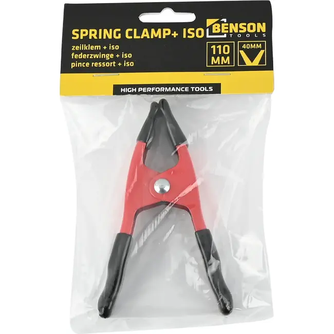 Benson Zeilklem - Marktklem - Beschermdoppen - 10 cm - Rood